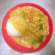 Curry Chicken with Rice 咖喱鸡饭