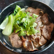 Hand Made Noodles Soup with Five Spices Beef 五香牛肉拉面