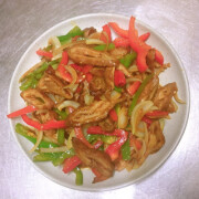Stir-Fried Pork Intestines With Chili 尖椒肥肠        