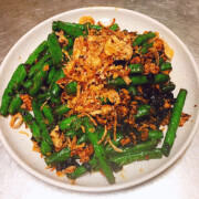 Stir-Fried String Beans with Pork Mince 干煸猪肉米四季豆